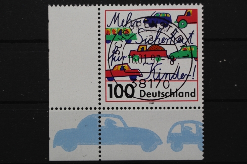 Deutschland (BRD), MiNr. 1897, Ecke li. unten, zentrischer Stempel, EST