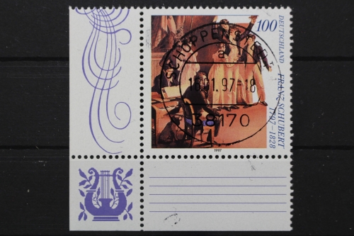 Deutschland (BRD), MiNr. 1895, Ecke li. unten, zentrischer Stempel, EST