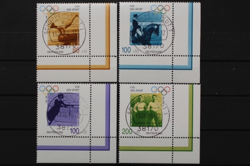 Deutschland, MiNr. 1861-1864, Ecken re. unten, zentrische Stempel, EST