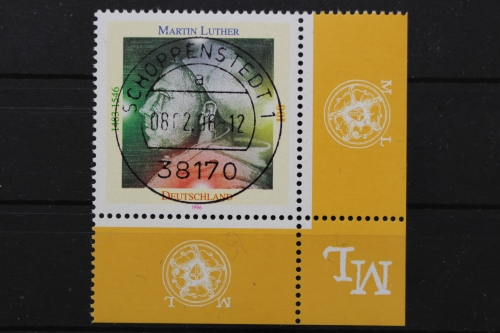 Deutschland (BRD), MiNr. 1841, Ecke re. unten, zentrischer Stempel, EST