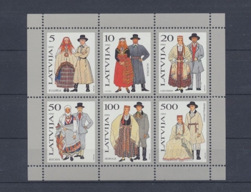 Lettland, MiNr. Block 3, postfrisch