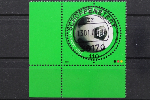 Deutschland (BRD), MiNr. 2091, Ecke li. unten, zentrischer Stempel, EST
