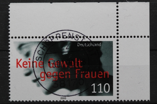 Deutschland (BRD), MiNr. 2093, Ecke re. oben, zentrischer Stempel, EST