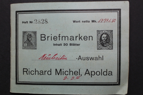 Uraltes Briefmarken-Auswahlheft Deutsche Kolonien & Österreich