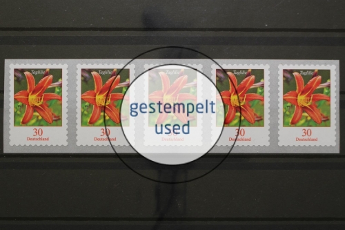 Deutschland (BRD), MiNr. 3516 sk, 5er Streifen, gestempelt