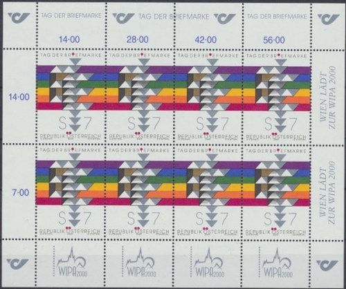 Österreich, MiNr. 2315 Kleinbogen, postfrisch