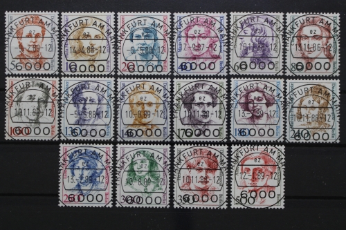 Berlin, Frauenserie, 16 Werte ohne 50 Pf., zentrische Stempel, EST