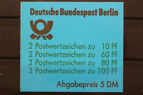 Berlin, MiNr. MH 15, gestempelt