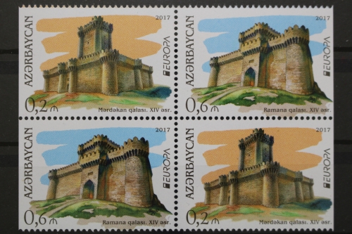 Aserbaidschan, MiNr. 1193-1194 D, Heftchenblatt, postfrisch