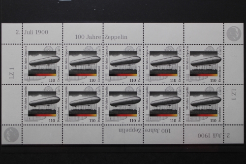 Deutschland (BRD), MiNr. 2128, Kleinbogen, postfrisch