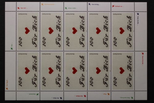 Deutschland (BRD), MiNr. 2138, Kleinbogen, postfrisch