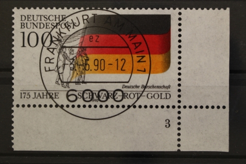Deutschland (BRD), MiNr. 1463, Ecke re. unten, FN 3, EST