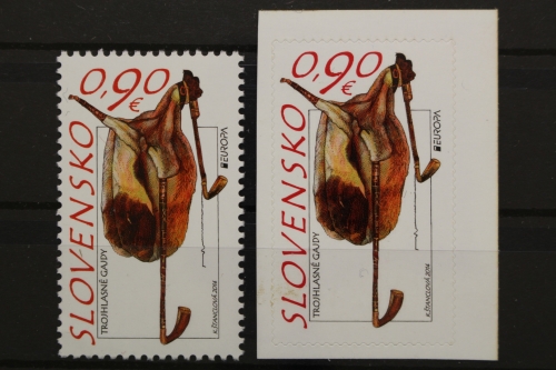Slowakei, MiNr. 735 + 736 selbstklebend, postfrisch