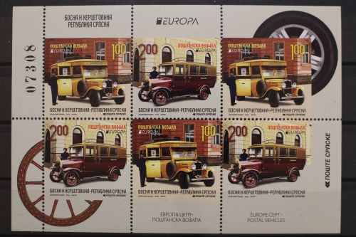 Bosnien-Herzeg. (Serb. Rep.), MiNr. 592-593 D/E, H-Blatt 16, postfrisch