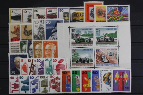 Berlin, MiNr. 379-417, Jahrgang 1971, postfrisch