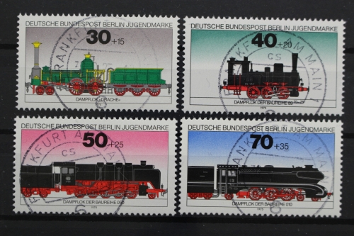 Berlin, MiNr. 488-491, zentrischer Stempel Frankfurt