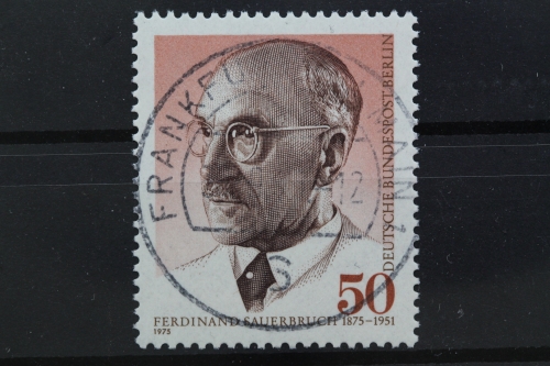 Berlin, MiNr. 492, zentrisch Frankfurt, gestempelt