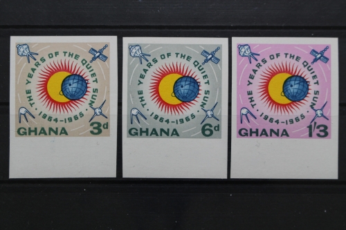 Ghana, MiNr. 170-172 B I, postfrisch
