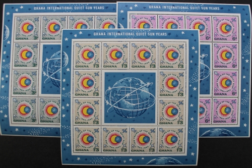 Ghana, MiNr. 185-187 A, Bogen, postfrisch