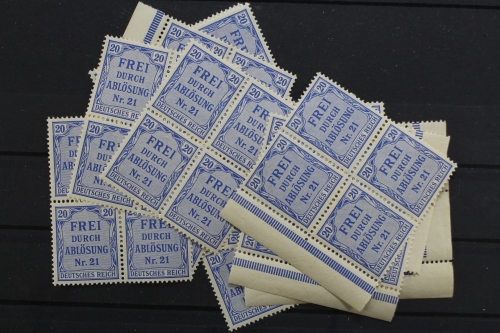 DR Dienst, MiNr. 5, 60 Marken, postfrisch