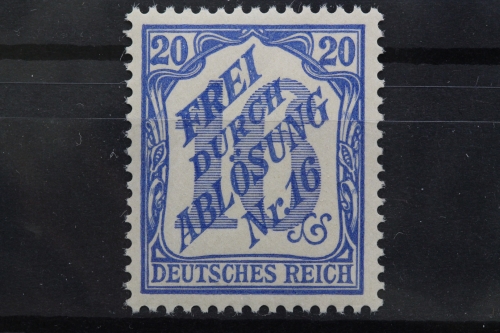 Deutsches Reich Dienst, MiNr. 13, postfrisch