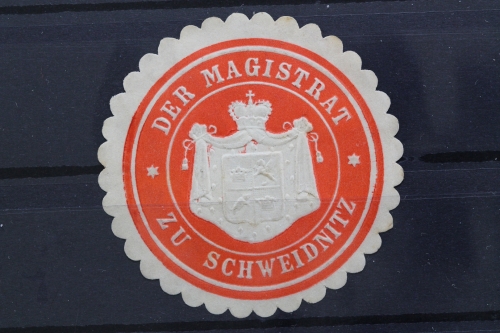 Schweidnitz, Der Magistrat, Siegelmarke