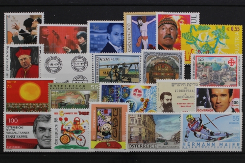 Österreich, MiNr. 2457-2497, ohne Block 25, postfrisch