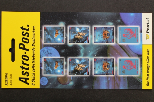 Österreich, MiNr. 2522-2525, skl. Folienblatt, postfrisch