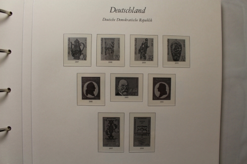 Borek, DDR 1980-1990, mit Klemmtschen und 2 Ringbindern