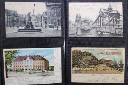 Ansichtskarten-Sammlung Deutschland allgemein, 45 Karten, viele alte Karten