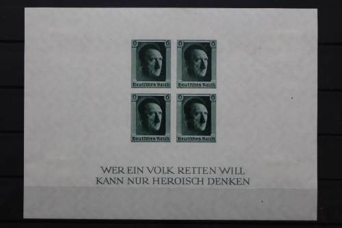 Deutsches Reich, MiNr. Block 8, Falz