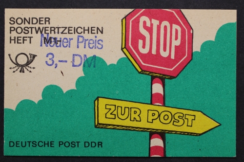 DDR, MiNr. SMHD 39.2a, Neuer Preis 3 DM, postfrisch
