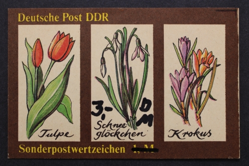 DDR, MiNr. SMHD 44.3c, handschriftliche Änderung, postfrisch
