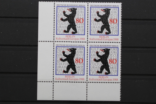 Berlin, MiNr. 800, Viererblock, Ecke links unten, postfrisch