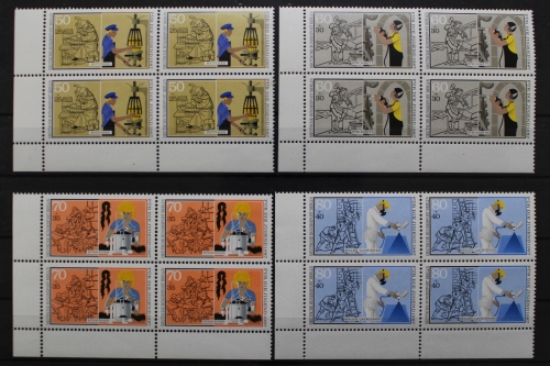 Berlin, MiNr. 780-783, Viererblock, Ecke links unten, postfrisch