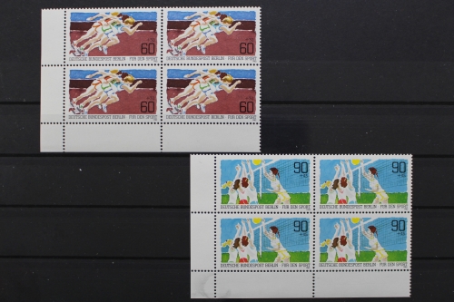 Berlin, MiNr. 664-665, Viererblock, Ecke links unten, postfrisch