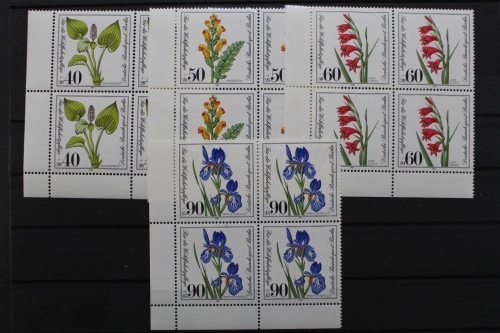 Berlin, MiNr. 650-653, Viererblock, Ecke links unten, postfrisch