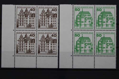 Berlin, MiNr. 614-615 A, Viererblock, Ecke li. unten, postfrisch