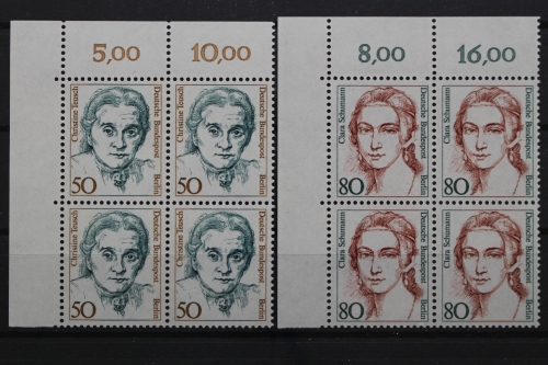Berlin, MiNr. 770-771, Viererblock, Ecke links oben, postfrisch