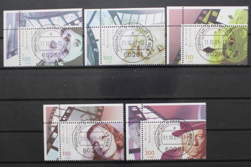 Deutschland (BRD), MiNr. 2218-2222 A, Ecke li. oben, zentr. VS F/M, EST