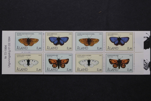 Aland, MiNr. 82-85, MH 2, postfrisch