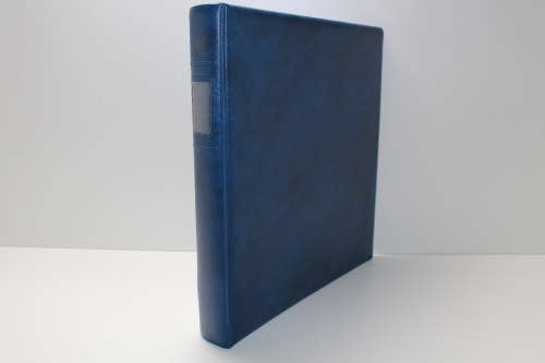 Lindner, blauer Ringbinder mit 18-Ringmechanik