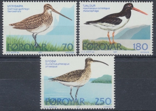 Färöer, MiNr. 28-30, postfrisch