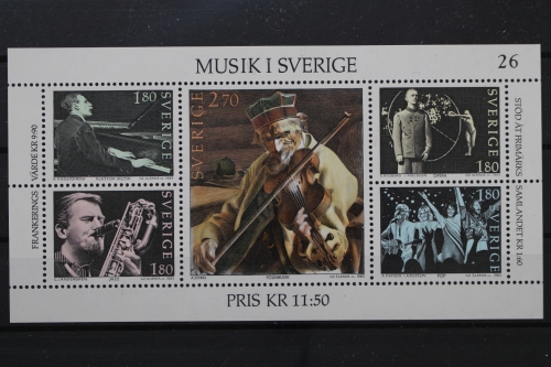 Schweden, MiNr. Block 11, postfrisch