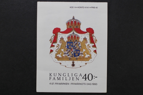 Schweden, MiNr. MH 186 / MiNr. 1793-1796, Sonderstempel