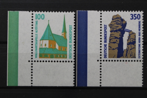 Deutschland (BRD), MiNr. 1406-1407, Ecken li. unten, postfrisch