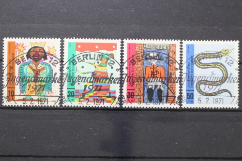 Deutschland (BRD), MiNr. 660-663, zentrische Stempel VS Berlin, EST