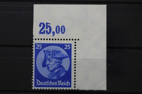 Deutsches Reich, MiNr. 481, Ecke rechts oben, postfrisch