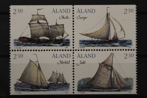 Aland, MiNr. 95-98, Viererblock, postfrisch