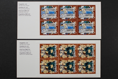 Färöer, MiNr. 412-413, Markenheftchen, postfrisch